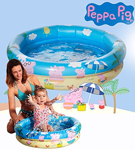 Smart Planet® Peppa Pig - Piscina hinchable para bebés (74 x 18 cm)