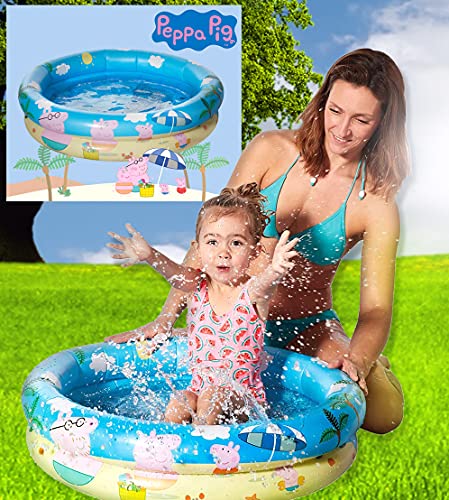 Smart Planet® Peppa Pig - Piscina hinchable para bebés (74 x 18 cm)