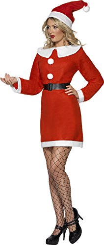 Smiffy's - Disfraz Mamá Noel para mujer (23171M), Rojo, M