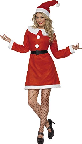 Smiffy's - Disfraz Mamá Noel para mujer (23171M), Rojo, M