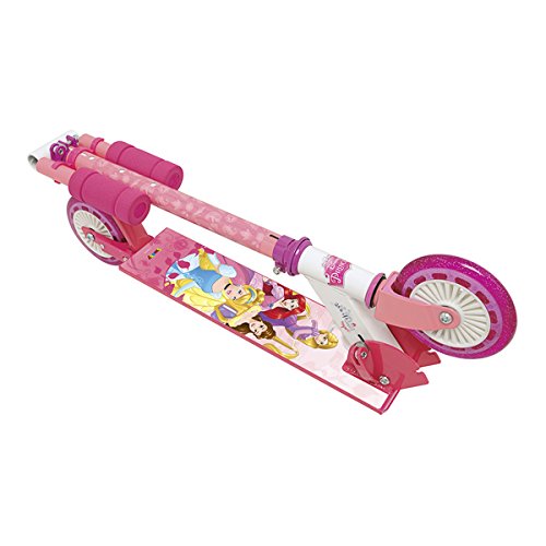 Smoby Princesas Disney 750345 - Patinete con Freno, Plegable