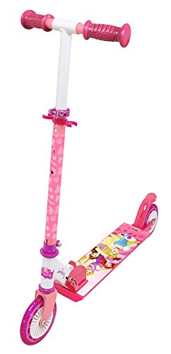 Smoby Princesas Disney 750345 - Patinete con Freno, Plegable