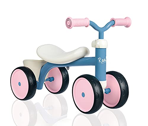 Smoby- Rookie Rosa Correpasillos 4 ruedas, Color (721401) , color/modelo surtido