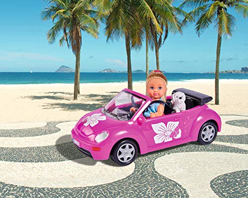 Smoby- Steffi Love-Evi en Beetle (Simba 5731539) Mini muñeca con coche, Multicolor , color/modelo surtido