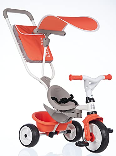 Smoby- Triciclo Baby Balade Rojo (741405), Color (741105)