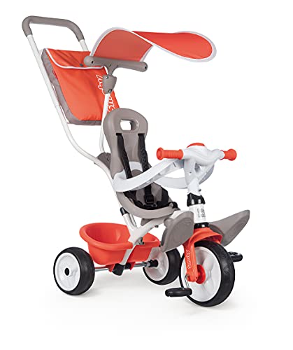 Smoby- Triciclo Baby Balade Rojo (741405), Color (741105)