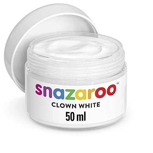 Snazaroo - Pintura Facial Clown, 50 ml, Color Blanco