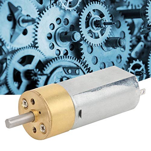 Socobeta Motor DC12V, motor de engranaje de alta resistencia a la torsión de alta temperatura para manualidades para la industria para exteriores (600 RPM)