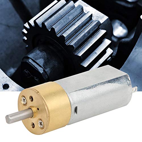 Socobeta Motor DC12V, motor de engranaje de alta resistencia a la torsión de alta temperatura para manualidades para la industria para exteriores (600 RPM)