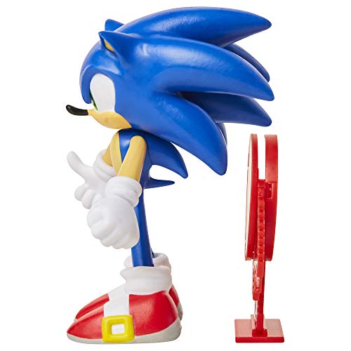 SONIC Figura de accción Sonic The Hedgehog (tamaño 10cm) con Miembros Flexibles y Accesorio, 400514