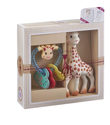 Sophie la girafe Juego de regalo de juguete para sonajeros y mordedores para bebés