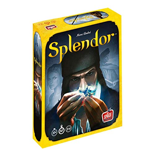 Space Cowboys- Splendor – Recolecta Piedras Preciosas y consigue Cartas y Nobles, Todo en Busca de prestigio. Un Juego Sencillo y táctico al Que no podrás Dejar de Jugar, Color (Asmodee ADE0SPL01ML)