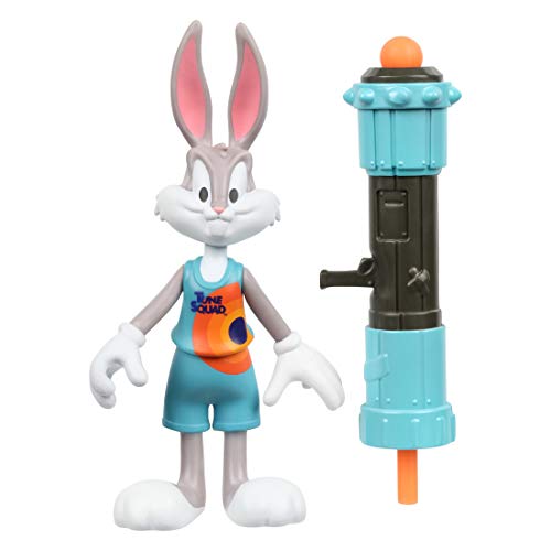 Space Jam 2: A New Legacy Figura de acción articulada Coleccionable Oficial de 15,2 cm: Bugs Bunny con Accesorios Acme Blaster 3000