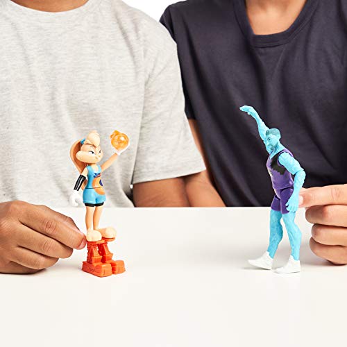 Space Jam 2: Una Figura de acción articulada Oficial Coleccionable de 5 Pulgadas, Paquete de 2: Lola Bunny and Wetfire más Acme Botas de Primavera Accesorios