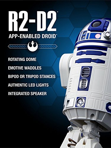 Sphero Star Wars R2-D2 App-Enabled Droid Robot - Juguetes de Control Remoto (Polímero de Litio, 5 V, 1 h, 108 mm, 108 mm, 170 mm)