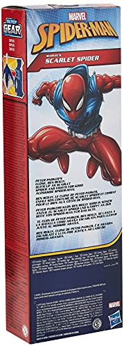 Spiderman- Figura de acción Titan del Personaje Scarlet Spider (Hasbro E85215X0)