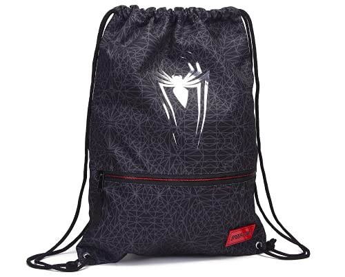 Spiderman Mochila para Hombres y Niños, Bolsa de Gimnasio, Mochila Escolar, Bolso de Viaje, Bolsa con Cordón Multifuncional, Regalo Spiderman