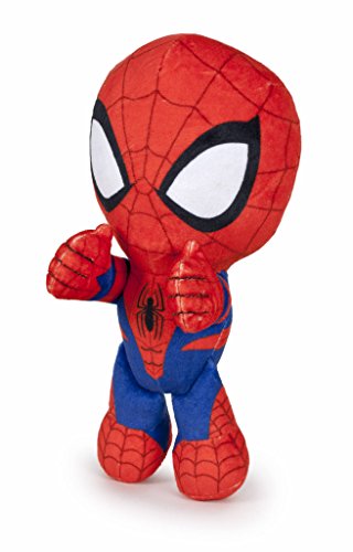 Spiderman Spiderman-71301 Spider-Man Peluche, 19 cm, Multicolor, (Famosa 760015038)