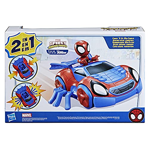 SPIDEY AND HIS AMAZING FRIENDS Marvel Change 2 IN 1 Web Crawler, F1944