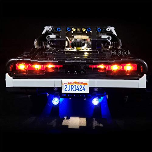 Spieland Juego de luces compatibles con Lego 42111 Technic Doms Dodge Charger, mando a distancia