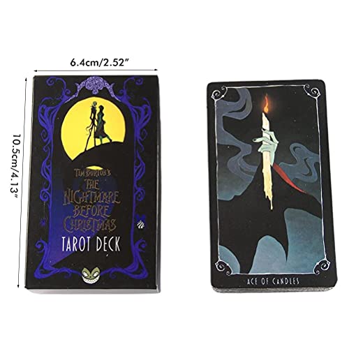 spier Cartas de Tarot, Mini portátil de 48/78 Cartas, baraja de Cartas de Tarot, Juego de adivinación para Principiantes y Jugadores Profesionales