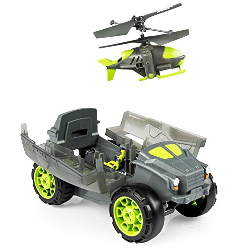 Spin Master Air Hogs Shadow Launcher Remote Controlled Car & Helicopter - Juguetes de Control Remoto (AA, 1,5 V, 279,4 mm, 134,6 mm, 304,8 mm, 1,23 kg)