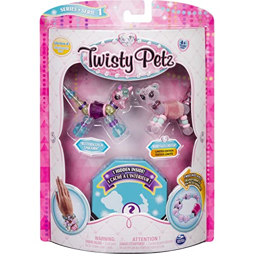 Spin Master Twisty Petz Three Pack Figures Razzle Elephant Pupsicle Puppy (20103204), Twisty Petz 3 Pack, Colores Surtidos