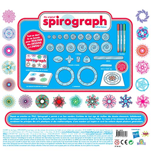 SPIROGRAPH Kit Deluxe, Color Azul (Splashtoys 30372)