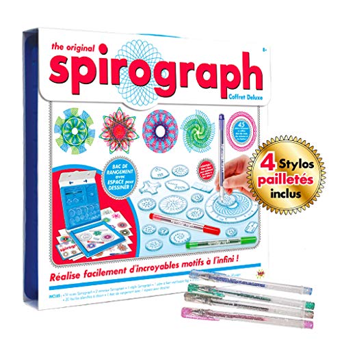 SPIROGRAPH Kit Deluxe, Color Azul (Splashtoys 30372)