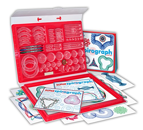 SPIROGRAPH – Super Kit – Contiene más de 75 piezas, de las cuales 1 sorpresa