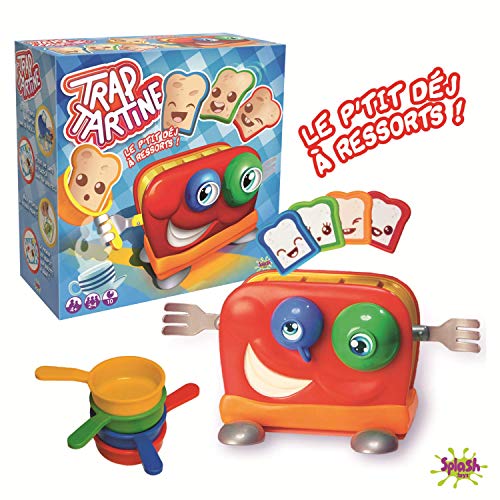 Splash Toys- Juego de Mesa - TRAP'TARTINE, Color Jaune (Splashtoys 30126)