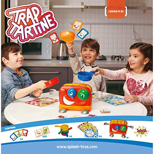 Splash Toys- Juego de Mesa - TRAP'TARTINE, Color Jaune (Splashtoys 30126)