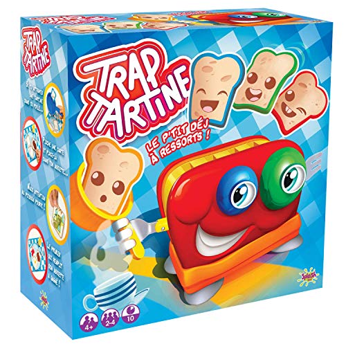 Splash Toys- Juego de Mesa - TRAP'TARTINE, Color Jaune (Splashtoys 30126)