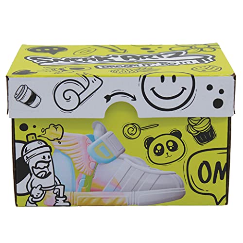 Splash Toys- Splashtoys-SNEAK'ARTZ SHOEBOX Azul - Diseño y Personaliza Tus Zapatillas a Partir de 5 años, 32220