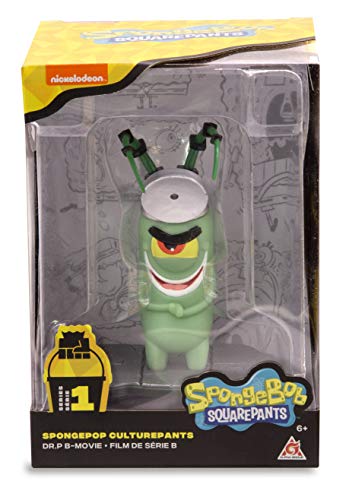 SPONGEBOB SQUAREPANTS | Spongepop Culturepants | Figuras coleccionables de 5.Inch | Tema de la película B | Plankton