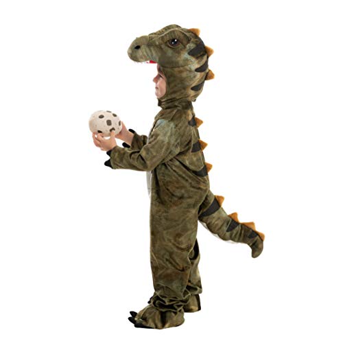 Spooktacular Creations Child Unisex T-rex Realistic Dinosaur Costume for Halloween Child Dinosaur Dress Up Party, Role Play and Cosplay (Toddler( 3- 4yrs ))