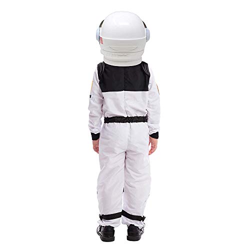 Spooktacular Creations Disfraz de piloto de Astronauta de la NASA con Casco de Visera móvil para niños (Toddler)