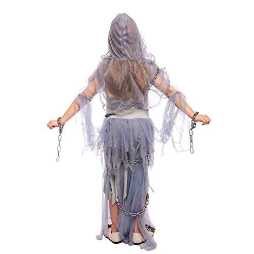 Spooktacular Creations Haunting Beauty Ghost Girl Costume (Small ( 5 – 7 yrs))