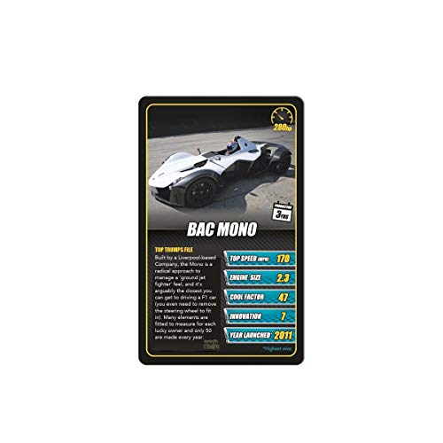 Sports Cars Top Trumps Juego de Cartas