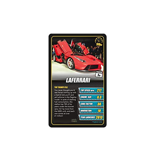 Sports Cars Top Trumps Juego de Cartas