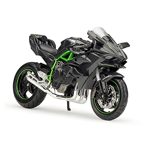 SRJCWB Modelo Motocicleta 1︰12 para Kawasaki Ninja H2 R Mini Aleación Modelo De Motocicleta Niño Y Niña Juguete Colección De Regalos Adornos