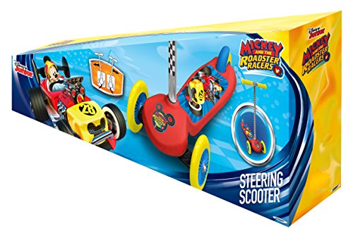 Stamp Mickey Steering Scooter, Niños, Rojo, 2