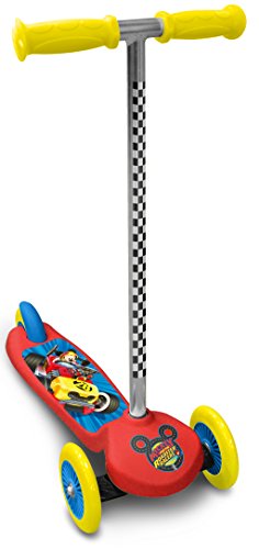 Stamp Mickey Steering Scooter, Niños, Rojo, 2