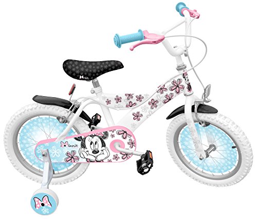 Stamp- Minnie Mash-UP Bike 16" 16', Color Blanco, Pulgadas (STAC863926SE)