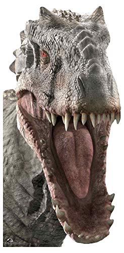 Star Cutouts Ltd SC1281 - Soporte Oficial de Dinosaurios de Jurassic World Indominus Rex (189 cm de Alto, Multicolor