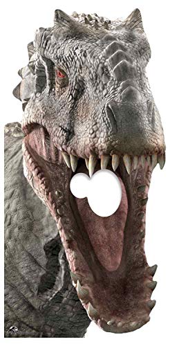 Star Cutouts Ltd SC1281 - Soporte Oficial de Dinosaurios de Jurassic World Indominus Rex (189 cm de Alto, Multicolor