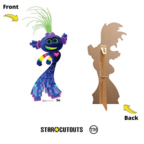 Star Cutouts Ltd- Star Cutouts SC1496 Trolex Techno Cartón Standee/Standing/Recorte Altura 93 cm Ancho 45 cm, Multicolor