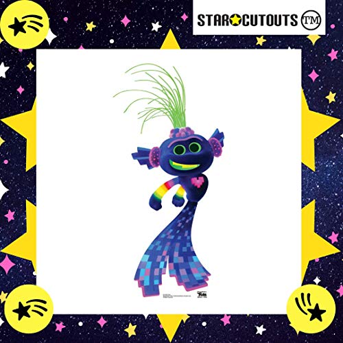 Star Cutouts Ltd- Star Cutouts SC1496 Trolex Techno Cartón Standee/Standing/Recorte Altura 93 cm Ancho 45 cm, Multicolor