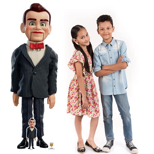 Star Cutouts SC1363 - Muñeca ventrilóquica de tamaño real (183 cm de altura, incluye escritorio de cartón Standee Toy Story 4 Party and Collectors Item, multicolor)