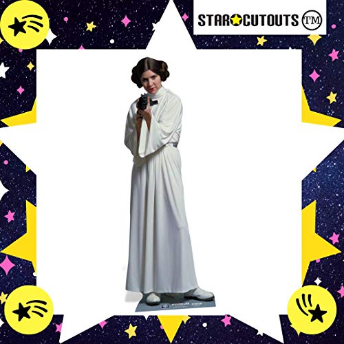 Star Cutouts STSC470 - Figura Gigante Cartón Leia Stars Wars, Talla única